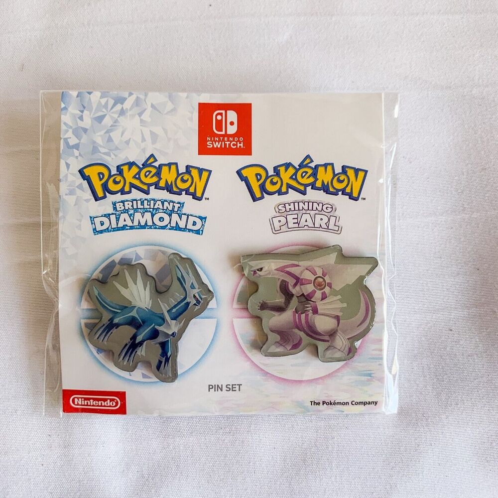 Pokemon Brilliant Diamond Shining Pearl Limited Edition Pin Set Switch Nintendo